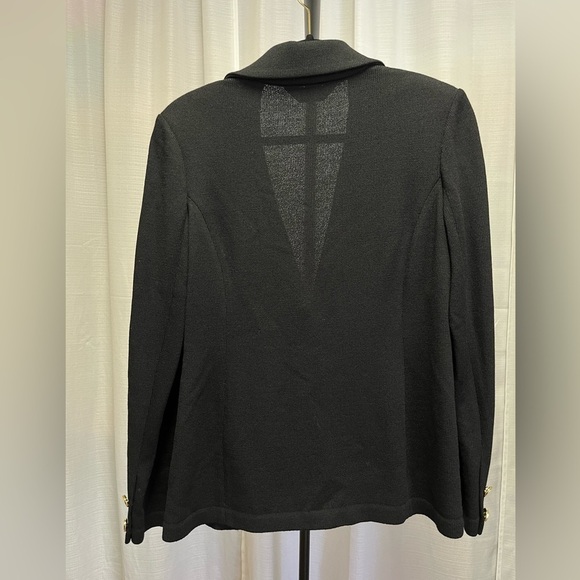 Misook black wool blazer | size Large - Picture 4 of 6